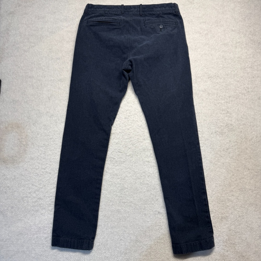 J Crew Pants Blue Flex Chino Slim Fit Cotton Stretch Preppy Frat Boy Men's 32x32 - Picture 11 of 13